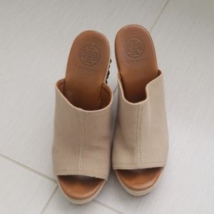 Tory Burch Meredith Canvas Wedge
